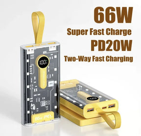 66W Super Fast Charge Power Bank 20000mAh