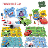 Puzzle Railcar Toys For Kids