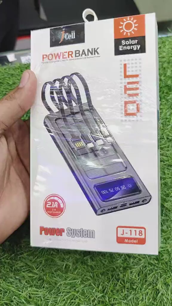 Portable Solar Power Bank Dual USB