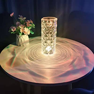 RGB Crystal Diamond Lamp with 16 Light Colors