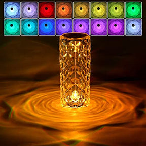 RGB Crystal Diamond Lamp with 16 Light Colors