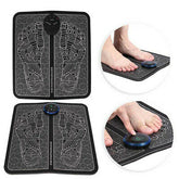 EMS Foot Massager Muscle Stimulation Mat Black